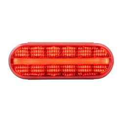 GG74852 - OVAL PRIME SPYDER RED/RED 14 LED SEALED LIGHT