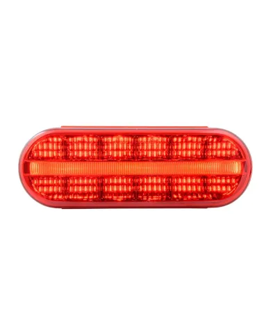 GG74852 - OVAL PRIME SPYDER RED/RED 14 LED SEALED LIGHT