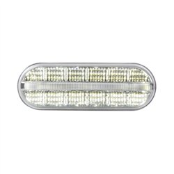 GG74854 - OVAL PRIME SPYDER WHITE/CLEAR 14 LED SEALED LIGHT