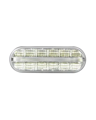 GG74854 - OVAL PRIME SPYDER WHITE/CLEAR 14 LED SEALED LIGHT
