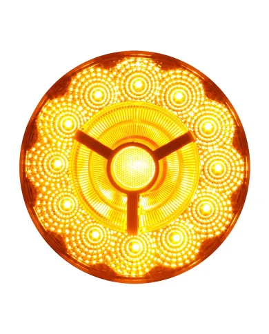 GG74871 - 4" PRIME SPYDER AMBER/CLEAR 17 LED SEALED LIGHT
