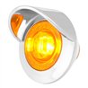 GG75230 - 1-1/4" AMBER/AMBER 1LED DUAL FUNCT. LIGHT W/CR. BEZEL&VISOR