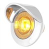 GG75261 - 1" MINI AMBER/CLEAR 1LED DUAL FUNCT. LIGHT W/CR. BEZEL&VISOR