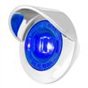 GG75265 - 1" MINI BLUE/BLUE 1LED DUAL FUNCT. LIGHT W/CR. BEZEL&VISOR