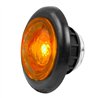 GG75310 - 1-1/4" AMBER/AMB DIAMOND LENS 1 LED DUAL FUNT. LIGHT W/ GRMT