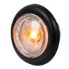 GG75311 - 1-1/4" AMBER/CLR DIAMOND LENS 1 LED DUAL FUNT. LIGHT W/ GRMT