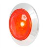 GG75322 - 1-1/4" RED/RED DIAMOND 1LED DUAL FUNC. LIGHT W/CR. BEZEL
