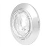 GG75324 - 1-1/4" WHITE/CLR DIAMOND 1LED DUAL FUNC. LIGHT W/CR. BEZEL