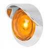 GG75330 - 1-1/4" AMBER/AMB DIAMOND 1LED DUAL FN. LIGHT W/CR. VISOR BZ