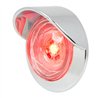 GG75333 - 1-1/4" RED/CLR DIAMOND 1LED DUAL FN. LIGHT W/CR. VISOR BZ