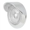 GG75334 - 1-1/4" WHITE/CLR DIAMOND 1LED DUAL FN. LIGHT W/CR. VISOR BZ