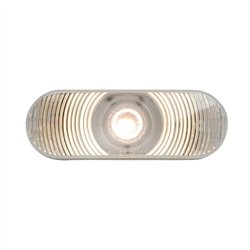 GG75852 - OVAL WHITE/CLEAR 1 LED BACKUP SEALED LIGHT