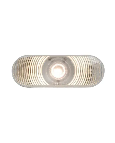 GG75852 - OVAL WHITE/CLEAR 1 LED BACKUP SEALED LIGHT