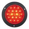 GG75912 - 4" FLEET RED/RED 18 LED W/ BLACK FLANGE MOUNT LIGHT