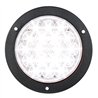 GG75914 - 4" FLEET WHITE/CLEAR 18 LED W/ BLACK FLANGE MOUNT LIGHT