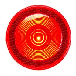 GG75925 - 4" RED/RED 1 LED SEALED S/T/T LIGHT W/ REFLECTIVE RING LENS