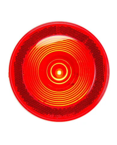 GG75925 - 4" RED/RED 1 LED SEALED S/T/T LIGHT W/ REFLECTIVE RING LENS