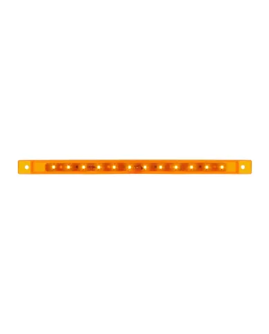 GG75960 - 10-1/8" ULTRA THIN AMBER/AMBER 12 LED MARKER LIGHT BAR