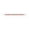 GG75961 - 10-1/8" ULTRA THIN AMBER/CLEAR 12 LED MARKER LIGHT BAR