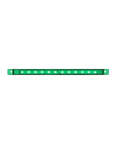 GG75963 - 10-1/8" ULTRA THIN GREEN/GREEN 12 LED INTERIOR LIGHT BAR