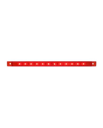 GG75964 - 10-1/8" ULTRA THIN RED/RED 12 LED MARKER LIGHT BAR