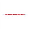 GG75965 - 10-1/8" ULTRA THIN RED/CLEAR 12 LED MARKER LIGHT BAR