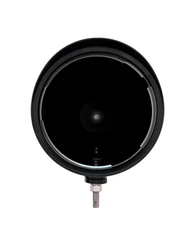 UP31498-Black "BILLET" Style Groove Headlight Housing With Visor