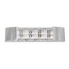 GG76171 - 6" RECT. SPYDER AMBER/CLEAR LED LIGHT W/CR. PLASTIC BEZEL