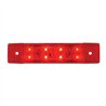 GG76262 - 6"L RECT. RED/RED 8 LED MARKER/CLEARANCE LIGHT