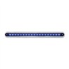 GG76292 - 12" BLUE/BLUE 18 LED LIGHT BAR W/ CR. PLASTIC BASE MOUNT
