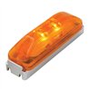 GG76390 - MEDIUM RECTANGULAR AMBER 2-LED MARKER LIGHT W/CR. BRACKET