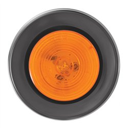GG76435 - 2" AMBER 1 LED MARKER LIGHT W/ GROMMET & PIGTAIL