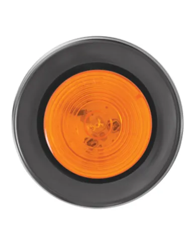 GG76435 - 2" AMBER 1 LED MARKER LIGHT W/ GROMMET & PIGTAIL