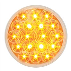 GG76451 - 4" FLEET AMBER/CLEAR 18 LED SEALED LIGHT