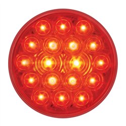 GG76452 - 4" FLEET RED/RED 18 LED SEALED LIGHT