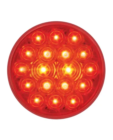 GG76452 - 4" FLEET RED/RED 18 LED SEALED LIGHT