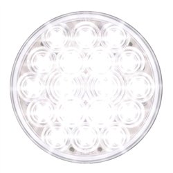GG76454 - 4" FLEET WHITE/CLEAR 18 LED UTILITY/INT/BU SEALED LIGHT