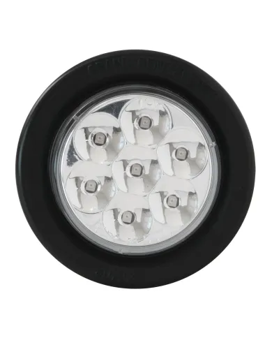 GG76551 - 2" LOW PROFILE PEARL AM/CLEAR LED LIGHT W/PIGTAIL & GROMMET