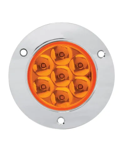 GG76560 - 2" LOW PROFILE PEARL AM/AM LED LIGHT W/PIGTAIL & CR. RIM