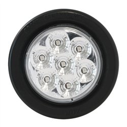 GG76631 - 2" LOW PROFILE SPYDER AM/CLEAR LED LIGHT W/PIGTAIL & GROMMET