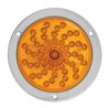 GG76710 - 4" TWISTER AMBER/AMBER 61-LED LIGHT W/S.S. RIM & PIGTAIL