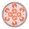 GG76843 - 4" MEGA 10 PLUS RED/CLEAR 10 LED LIGHT