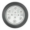 GG76847 - 4" MEGA 10 PLUS RED/CLEAR LED W/ GROMMET & PIGTAIL