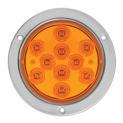GG76850 - 4" MEGA 10 PLUS AM/AM LED W/ S.S. FLANGE MOUNT & PIGTAIL