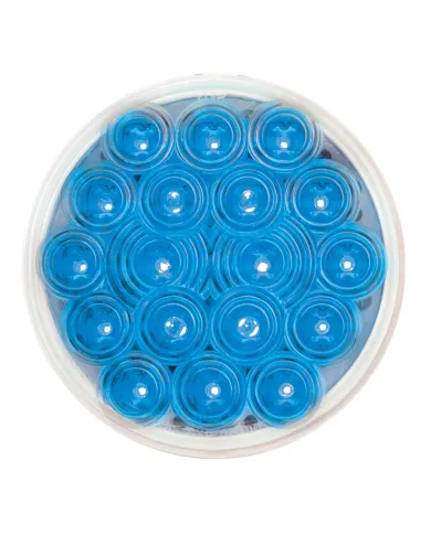GG76897 - 4" FLEET BLUE/CLEAR 18 LED SEALED LIGHT (INTERIOR)