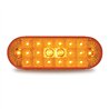 GG77050 - OVAL LOW PROFILE SPYDER AMBER/ AMBER 20-LED LIGHT W/PLUG