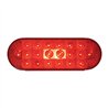 GG77053 - OVAL LOW PROFILE SPYDER RED/ RED 20-LED LIGHT W/PLUG