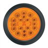 GG77080 - 4" LOW PROFILE SPYDER AMBER/ AMBER LED W/GROMMET & PIGTAIL