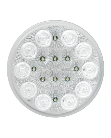 GG77092 - 4" LOW PROFILE SPYDER WHITE 20 LED BACKUP LIGHT W/PLUG
