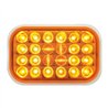 GG77180 - RECT. PEARL AMBER 24 LED LIGHT AMBER LENS